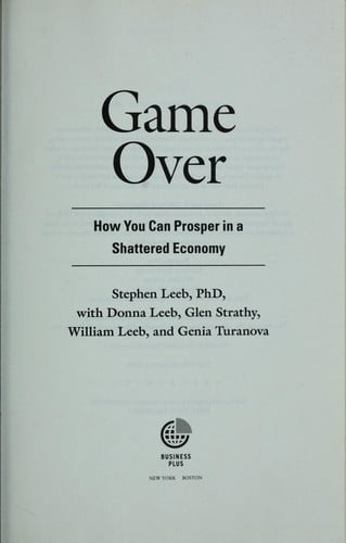 Game over: how you can prosper in a shattered economy
