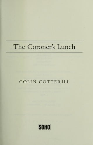 The coroner's lunch