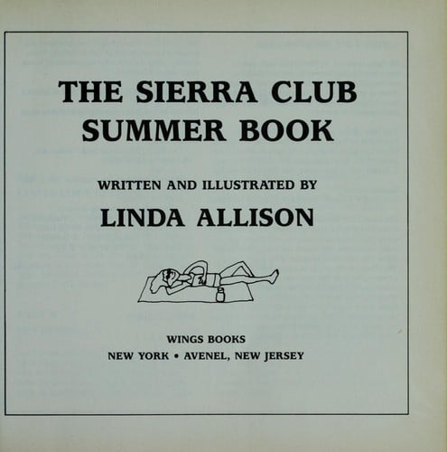 The Sierra Club summer book