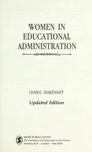 Women in educational administration
