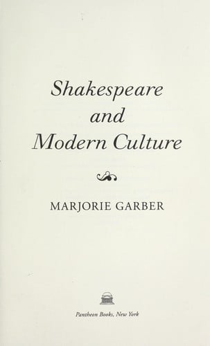 Shakespeare and modern culture