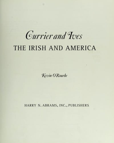 Currier and Ives: the Irish and America