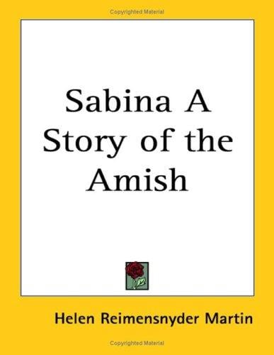 Sabina a Story of the Amish