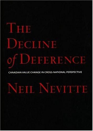 decline of deference: Canadian value change in cross-national perspective