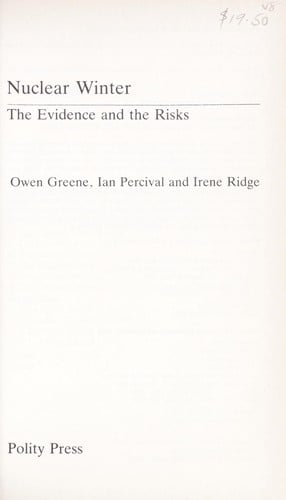 Nuclear winter: the evidence and the risks