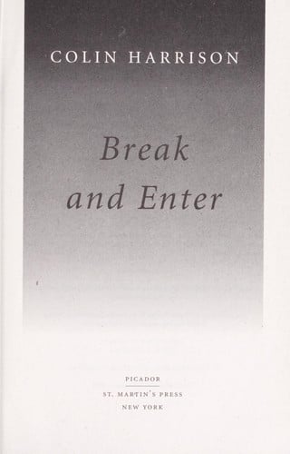 Break and enter