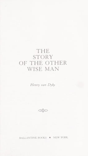 The storyof the other wise man.