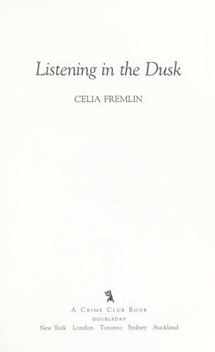 Listening in the dusk