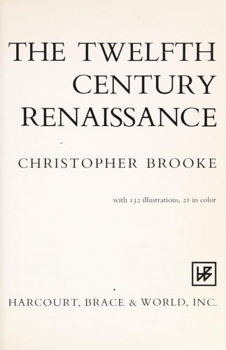 The twelfth century renaissance