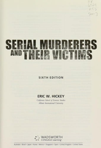 Serial murderers and their victims