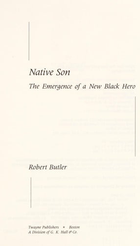 Native son: the emergence of a new Black hero
