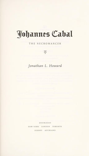 Johannes Cabal the necromancer