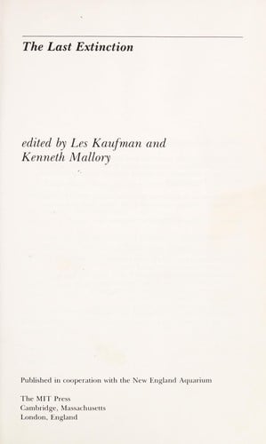 The Last extinction