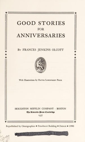 Good stories for anniversaries