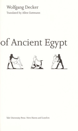 Sports and games of ancient Egypt