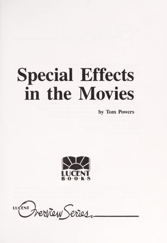 Special effects in the movies