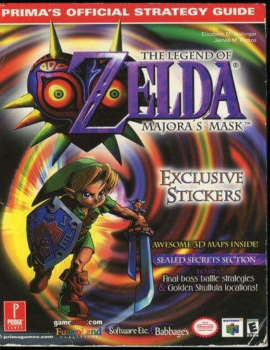 The Legend of Zelda: Majora's Mask, Official Strategy Guide