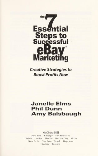 The 7 Essential Steps to Successful eBay Marketing