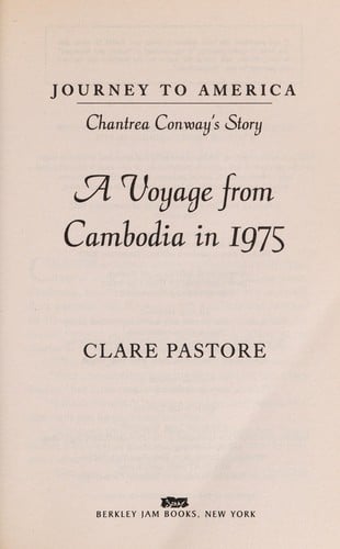 Chantrea Conway's story: a voyage from Cambodia in 1975