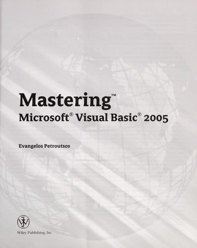 Mastering Microsoft Visual Basic 2005