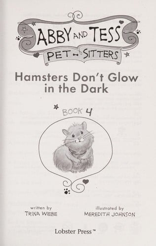 Hamsters don't glow in the dark