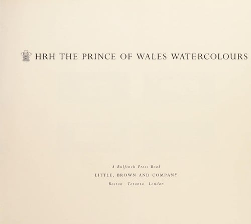 HRH the Prince of Wales watercolours.