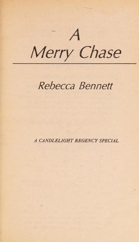 A Merry Chase (Candlelight Regency #691)