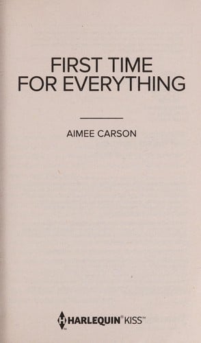 First Time For Everything