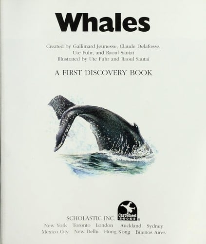 Whales- A First Discovery Book
