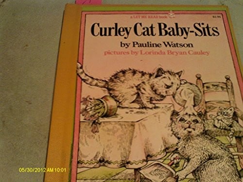 Curley Cat baby-sits