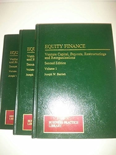 Equity finance: venture capital, buyouts, restructurings, and reorganizations