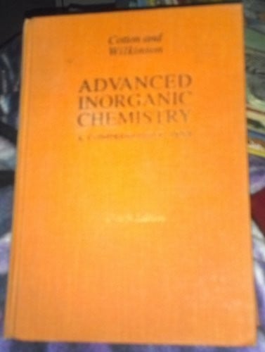 Advanced inorganic chemistry: a comprehensive text
