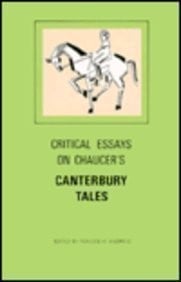 Critical essays on Chaucer's Canterbury tales