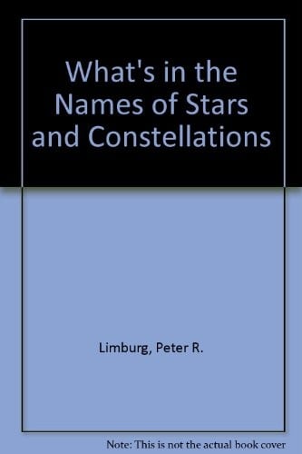 What's in the names of stars and constellations