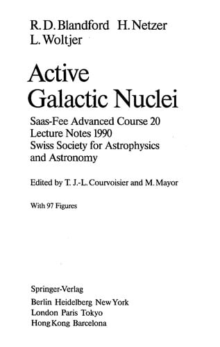 Active galactic nuclei