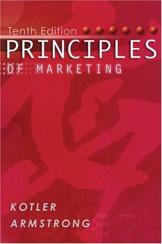 Principles of Marketing (with FREE Marketing Updates access code card) (10th Edition)
