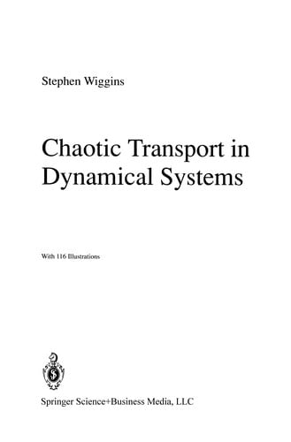 Chaotic Transport in Dynamical Systems