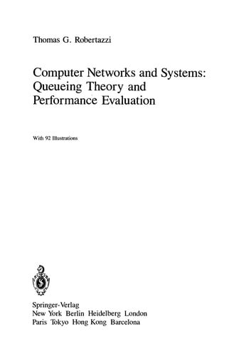 Computer Networks and Systems: Queueing Theory and Performance Evaluation