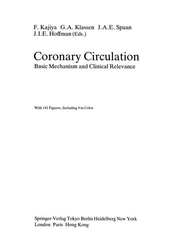 Coronary Circulation: Basic Mechanism and Clinical Relevance