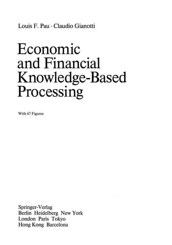 Economic and Financial Knowledge-Based Processing