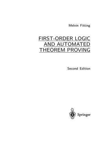 First-Order Logic and Automated Theorem Proving