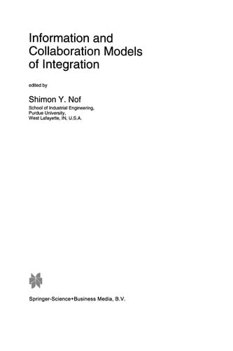 Information and Collaboration Models of Integration