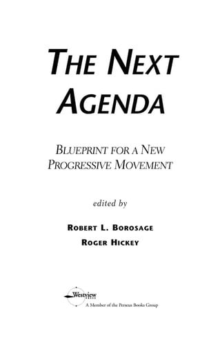 The next agenda: blueprint for a new progressive movement