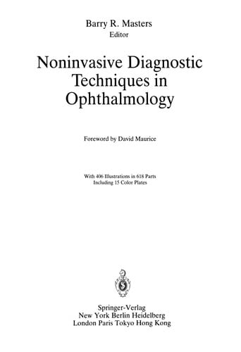 Noninvasive Diagnostic Techniques in Ophthalmology