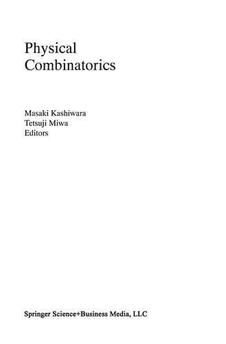 Physical combinatorics