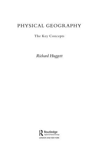 Physical Geography: The Key Concepts