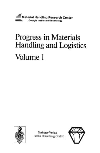 Progress in Materials Handling and Logistics