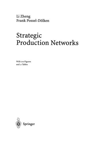 Strategic production networks