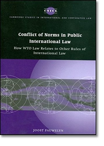 Conflict of Norms in Public International Law: How WTO Law Relates to other Rules of International Law