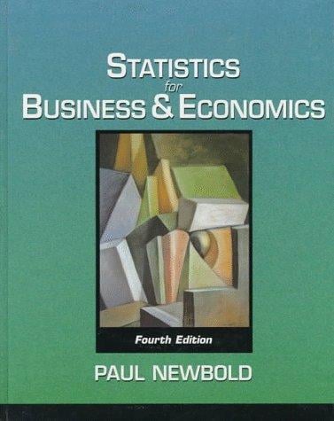 Statistics for business & economics